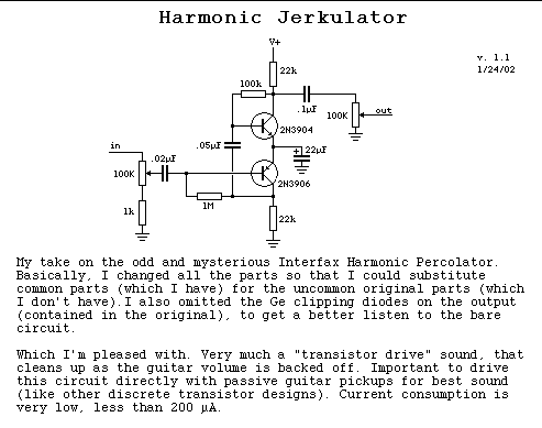 harmonic jerkulator schematic
